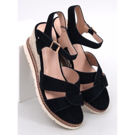 Prædiken Sorte kile espadriller 1