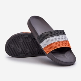 Klassiske flip-flops til mænd med stropper Grå Sylri 1