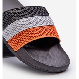 Klassiske flip-flops til mænd med stropper Grå Sylri 2