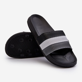 Klassiske flip-flops til mænd med stropper Sort Sylri 1