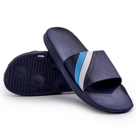 Klassiske lette flip-flops til mænd, marineblå, Bemostom 5