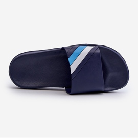 Klassiske lette flip-flops til mænd, marineblå, Bemostom 4