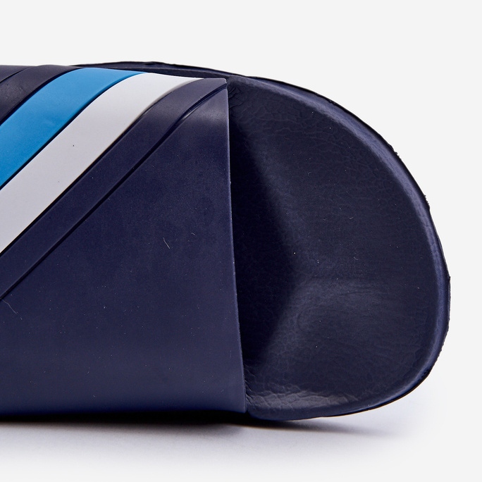 Klassiske lette flip-flops til mænd, marineblå, Bemostom 1