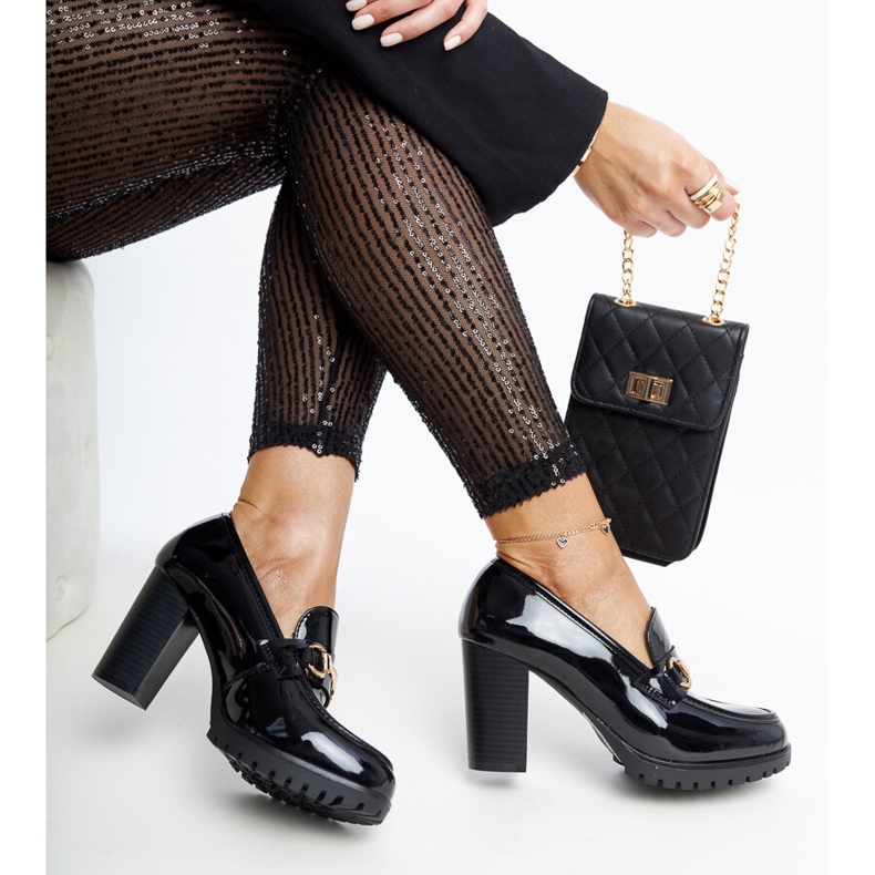 Giacoma sorte patenthælede pumps 1