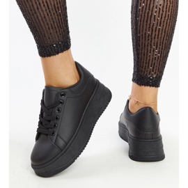 Sorte Ottavia platform sportssko 1