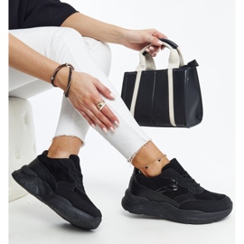 Sorte Nereida platform sneakers 1