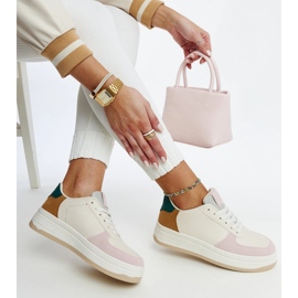 Flerfarvede sneakers på Cvita platformen flerfarvet 1