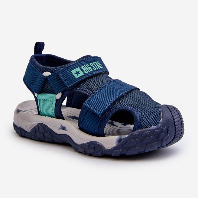 Velcro-sandaler til drenge Big Star NN374232 Marineblå 1