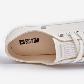 Klassiske damesneakers Big Star NN274285 Hvid 4