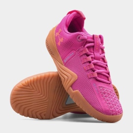 Under Armour Ua W TriBase Reign 6 sko 3027342-600 lyserød 1
