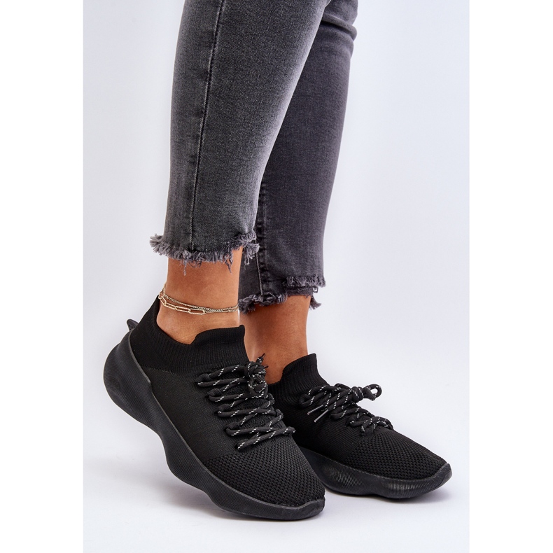 Sort Juhitha Slip-On sportssko til kvinder 2