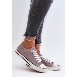 Klassiske lave sneakers til kvinder, grå Caelira 2