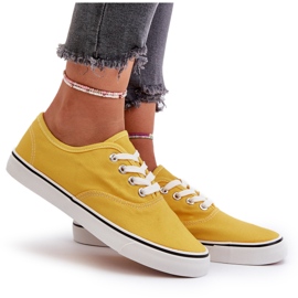 Klassiske gule sneakers til kvinder Sneakers Olvali 9