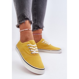 Klassiske gule sneakers til kvinder Sneakers Olvali 3