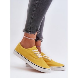 Klassiske gule sneakers til kvinder Sneakers Olvali 2