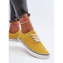 Klassiske gule sneakers til kvinder Sneakers Olvali 5