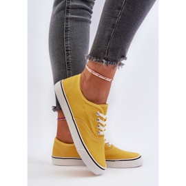 Klassiske gule sneakers til kvinder Sneakers Olvali 6