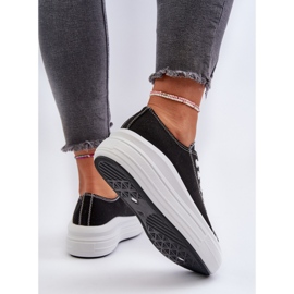 Sneakers til kvinder på en massiv platform Sort Amyete 2
