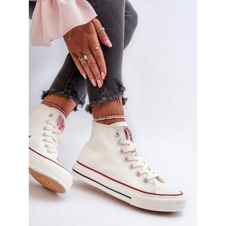 Høje sneakers til kvinder Big Star NN274276 Hvid 1
