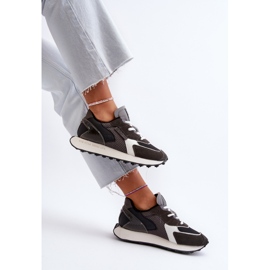 Sneakers til kvinder på Memory Foam System Big Star Platform NN274683 Sort 1
