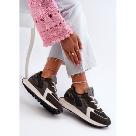 Sneakers til kvinder på Memory Foam System Big Star Platform NN274683 Sort 2