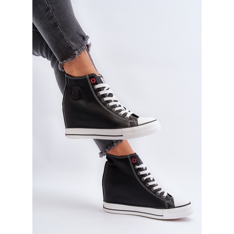 Kvinder Wedge Sneakers Cross Jeans NN2R4005 Sort 1