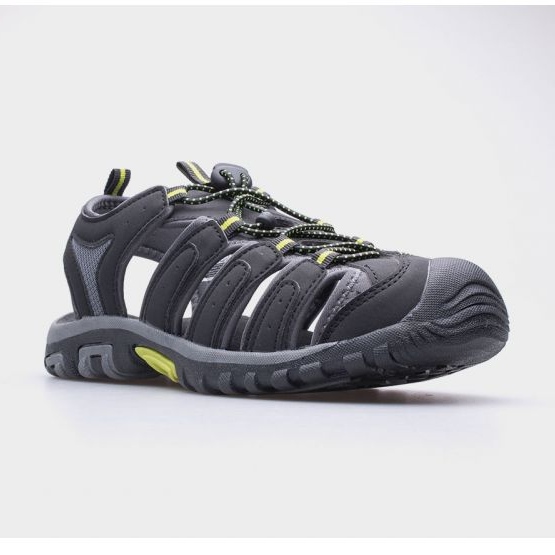 HI-TEC Eritio AVSSS21-HT-02 BLACK/LIME sandaler sort 1