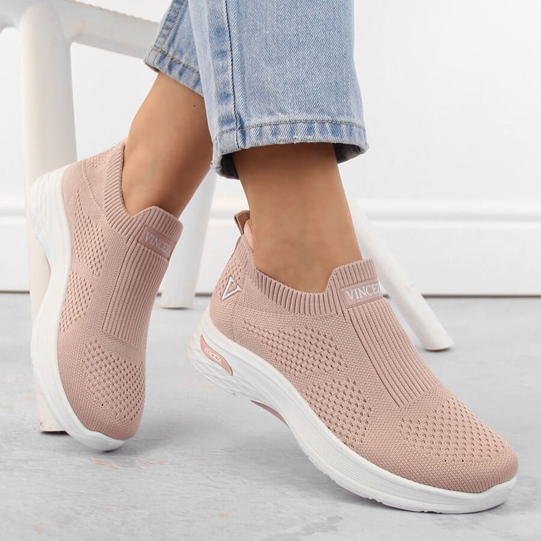 Pink slip-on sportssko til kvinder Vinceza 13592 lyserød 1