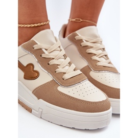 Platform sneakers til kvinder Beige Zeparine 2