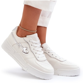 Platform sneakers til kvinder Hvid Zeparine 9