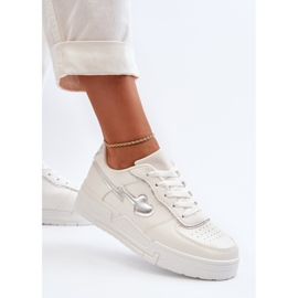 Platform sneakers til kvinder Hvid Zeparine 5