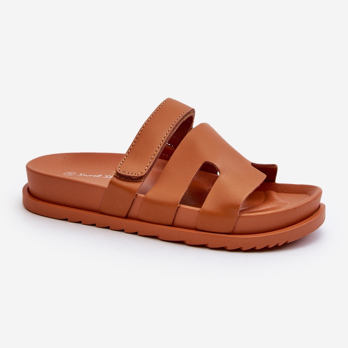 Klassiske kvinders Camel Molie flip-flops brun 1