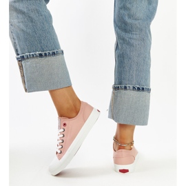 Cross Jeans Pink cross-jeans sneakers til kvinder lyserød 3