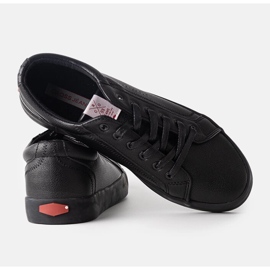 Sorte Cross Jeans sneakers til kvinder 2