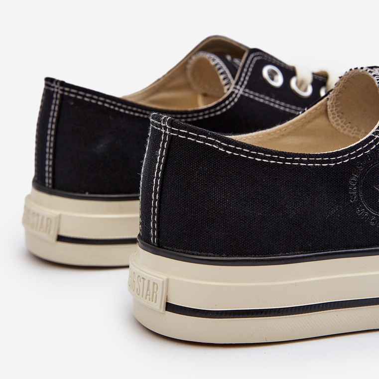 Lave sneakers til mænd Big Star NN174099 Sort 2