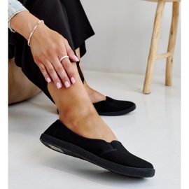 Sorte Wordana slip-on sneakers 1