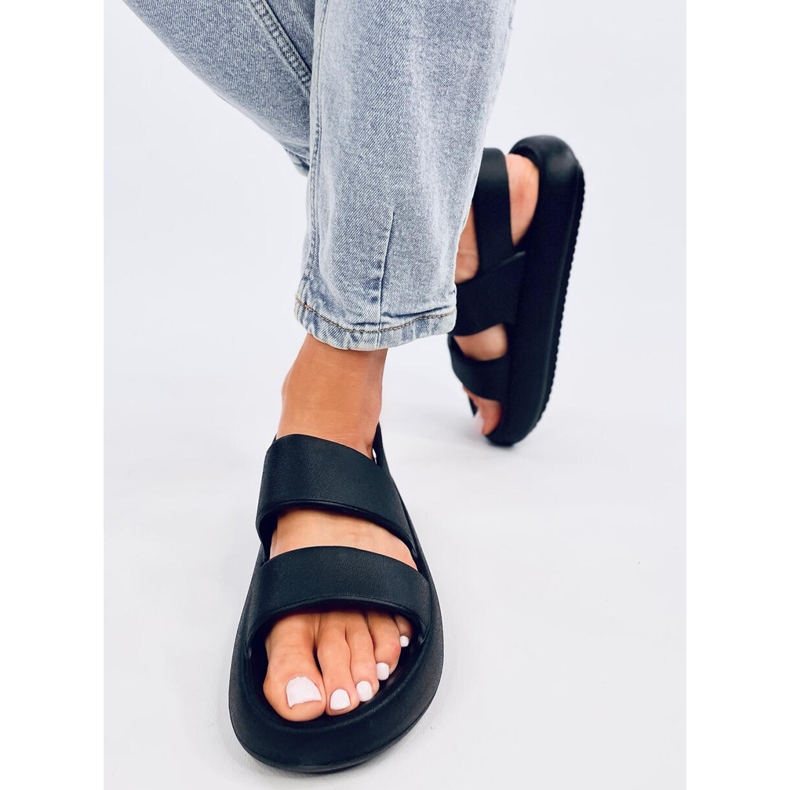 Rickett Sorte skumsandaler 1