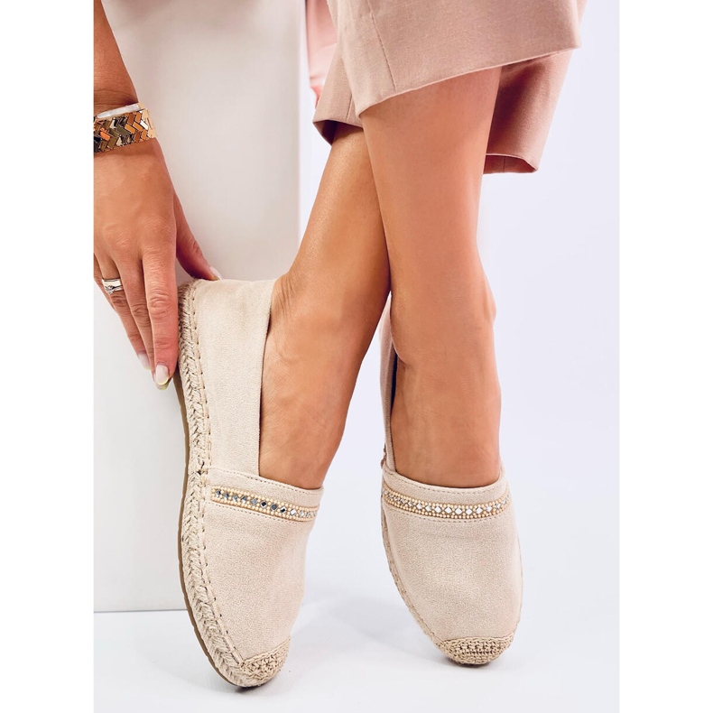Etance Beige espadriller til kvinder 1