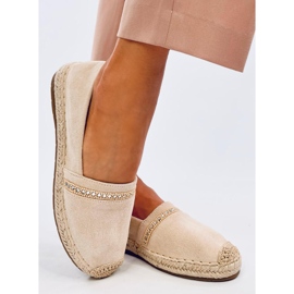 Etance Beige espadriller til kvinder 2