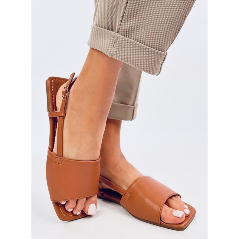 Dreys Camel damesandaler brun 2