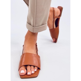 Dreys Camel damesandaler brun 1