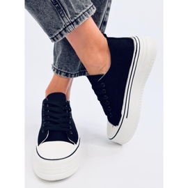 Loic Black højsålede sneakers sort 1