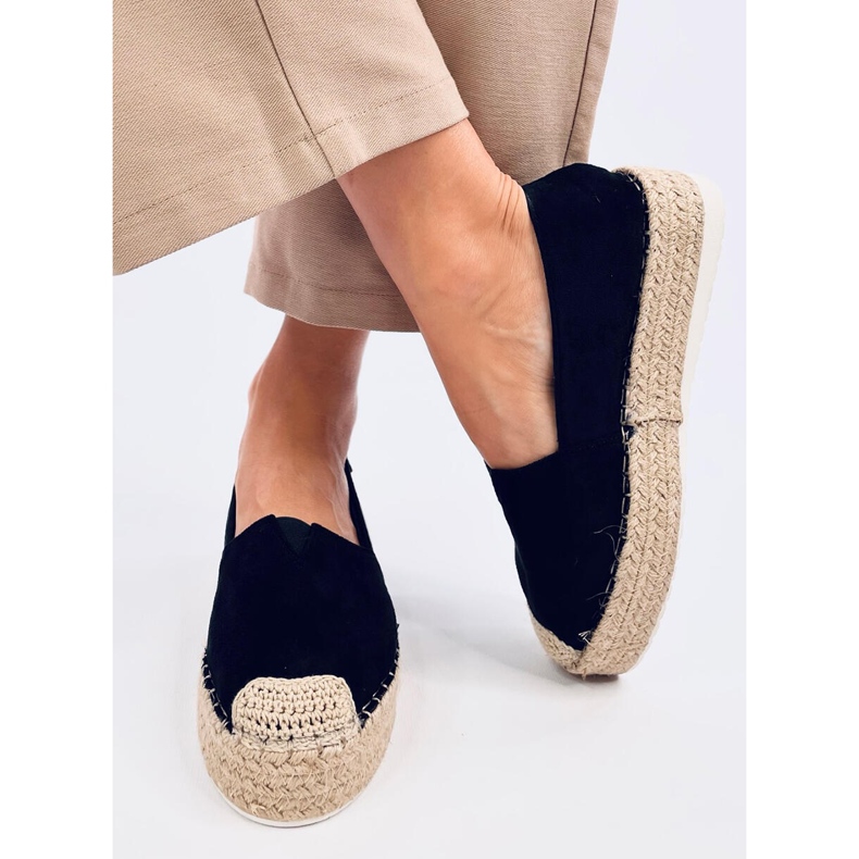 Alain Black espadriller til kvinder sort 1