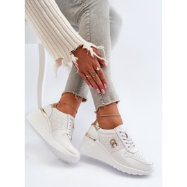S.Barski Kile-sneakers i læder, hvid D&amp;A LR810 2