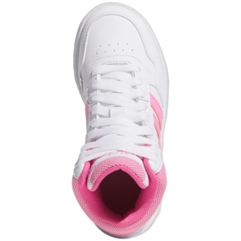 Adidas Hoops 3.0 Mid K Jr IG3716 sko hvid 1
