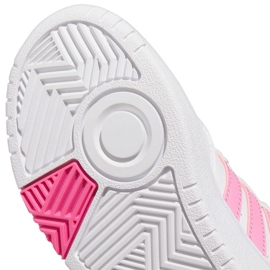Adidas Hoops 3.0 Mid K Jr IG3716 sko hvid 4