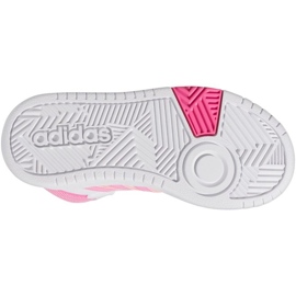 Adidas Hoops 3.0 Mid K Jr IG3716 sko hvid 5