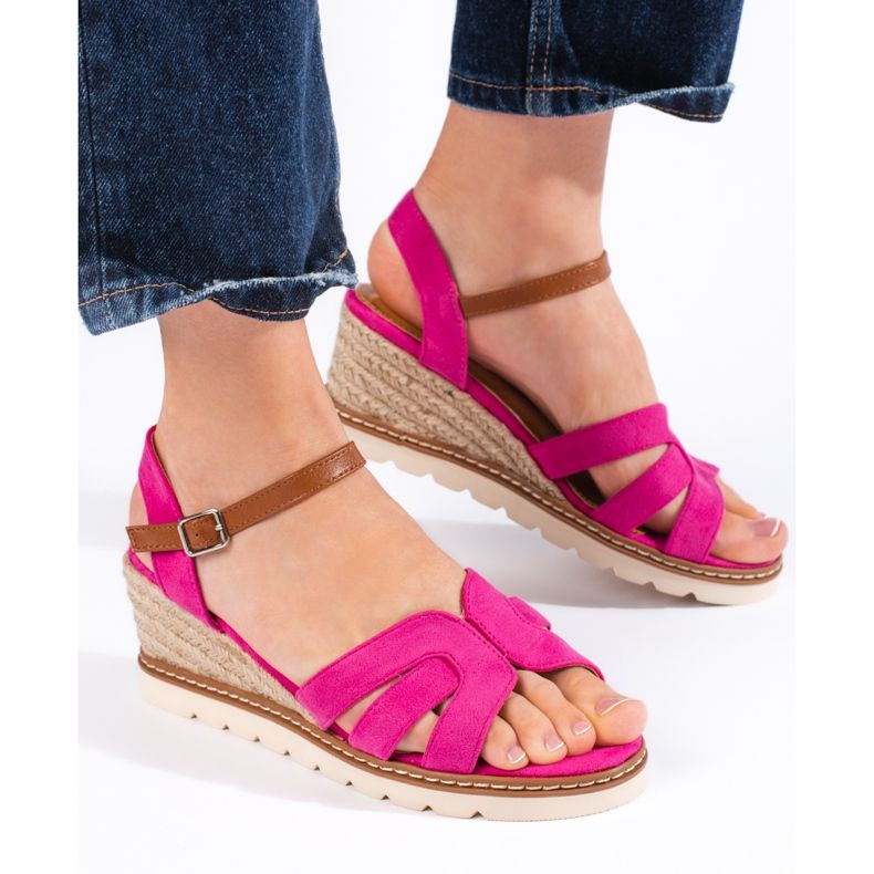 Pink kilesandaler til kvinder lyserød 2