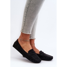 Dame Eco Suede Moccasins Sort Adelmarie 2