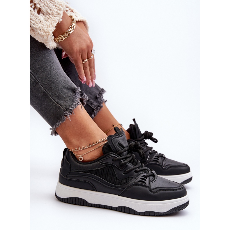Platform Sneakers til kvinder Sort Etnaria 1